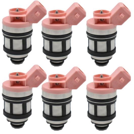 6ピース フューエル インジェクター JS201 16600-88G10 JS20-1 適用: 日産 D21 パスファインダー クエスト 3.0L VG30E AL-MM-6613 AL