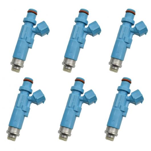 6ピースセット フューエル インジェクター ノズル 23250-74200 23209-74200 適用: トヨタ カルディナ ST215 3SGTE 1997-2002 2.0L 2325074200 2320974200 AL-MM-6716 AL その他カー用品