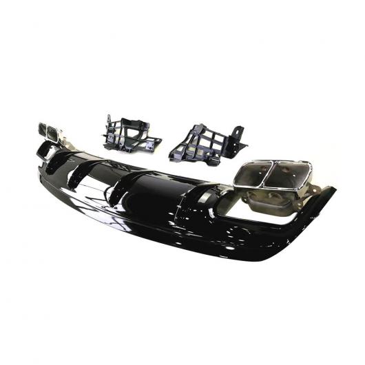 カーボンファイバー リア バンパー ディフューザー リップ 適用: メルセデス・ベンツ C117 W117 CLA200 CLA260 CLA45 AMG 2016-2019 光沢ブラック リア カーボンファイバー 2 AL-MM-7929 AL_4