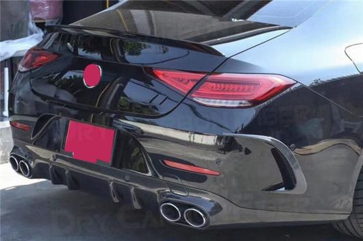 カーボンファイバー リア バンパー ディフューザー 適用: メルセデス・ベンツ CLS クラス C257 CLS260 300 350 450 CLS53 AMG 2019 アップ PP リア ディフューザー CF リア ディフューザー AL-MM-7932 AL_7