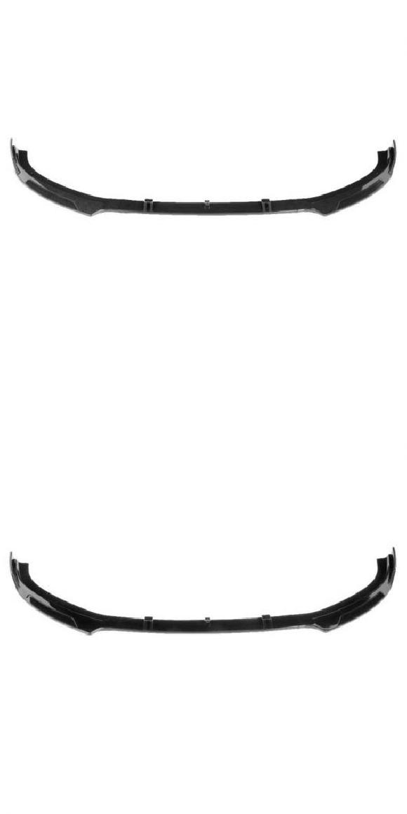フロント バンパー リップ スポイラー チン スポイラー ディフューザー ショベル 適用: アウディ/AUDI A3/S3 8V 2014-2016 カーボン パターン・光沢ブラック AL-MM-7946 AL