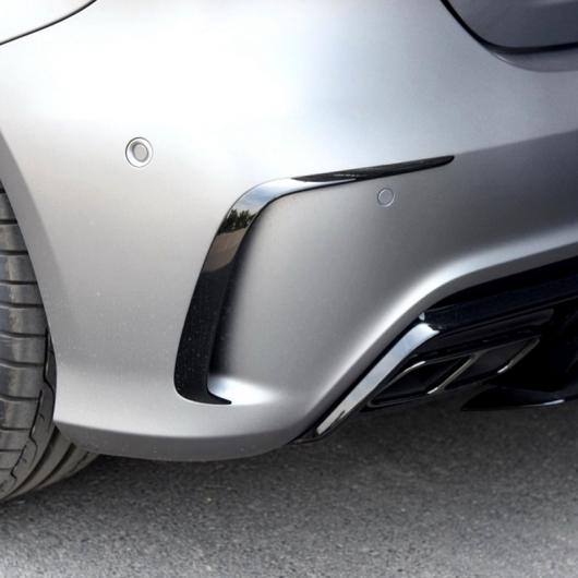 適用: メルセデス・ベンツ W176 A180 A200 A250 A45 AMG ハッチバック 2014 2015 2016 2017 2018 リア バンパー リップ スポイラー カナード 吹き出し口 AL-MM-8008 AL