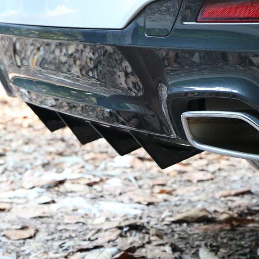 4ピース リア バンパー ディフューザー 適用: アウディ/AUDI A3 8V A4 B5 B6 B7 B8 A6 C5 A5 TT Q3 Q5 Q7 A1 A2 A7 A8 S3 S4 R8 RS カーボン調 AL-MM-8068 AL