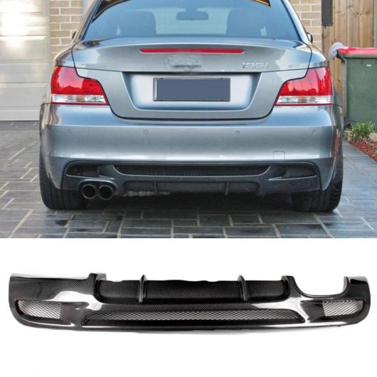 適用: 1シリーズ E82 E88 カーボンファイバー リア バンパー ディフューザー リップ スポイラー BMW E82 E88 Mスポーツ 2ドア シングル エキゾースト・デュアル エキゾースト AL-MM-8167 AL_2