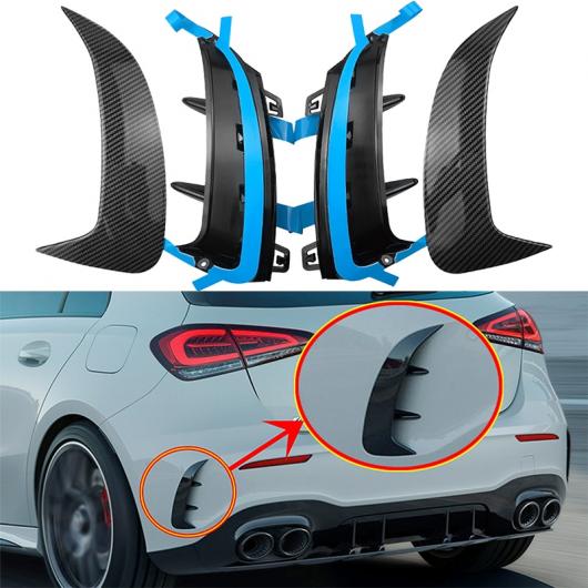 カーボンファイバー リア バンパー スポイラー カナード スプリッター 適用: メルセデス・ベンツ W177 AMG ライン ハッチバック A180 A200 A160 A250 A35 AL-MM-8219 AL