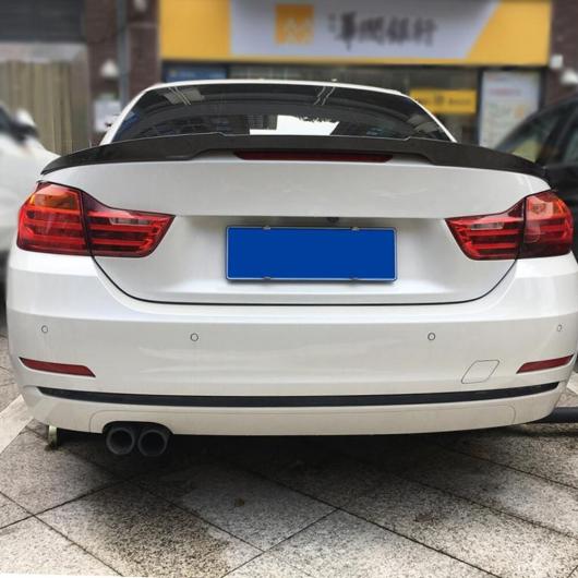 リア トランク スポイラー 適用: BMW 4シリーズ F33 F83 M4 コンバーチブル 2014-2019 カーボンファイバー リア トランク ブーツ リップ ウイング AL-MM-8222 AL_1