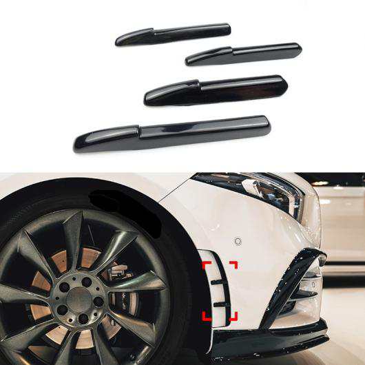 4ピース 適用: メルセデス A クラス W177 AMG A180 A200 A250 A35 2019 + フロント バンパー フォグランプ 通気口 カバー トリム サイド の通販は