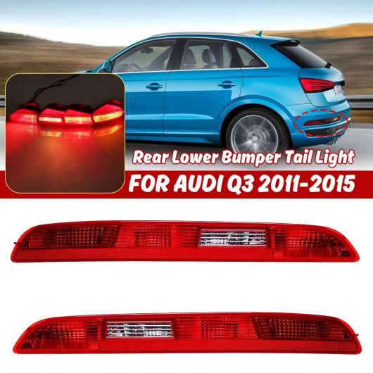 後押し 左/右 側面 ロワー バンパー テールランプ 照明ランプ 赤いこと 当てはめる: アウディ/AUDI Q3 2011-2015 有りの実 当てはめる: 11-15 AL-MM-8352 AL