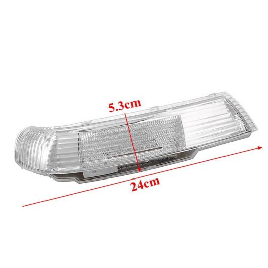 2ピース LED ターンシグナルライト バックミラー ミラー ライト ウインカー インジケーター アンバー 適用: VW トゥアレグ 2003 2004 2005 2006 2007 ブラック AL-MM-8377 AL_3