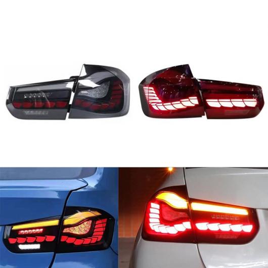 テール ライト アセンブリ 適用: 12-18 BMW 3シリーズ F30 F80 2013-2018 LED テール ランプ ウインカー リバース ライト タイプ B ブラック・タイプ B レッド AL-MM-8400 AL_2