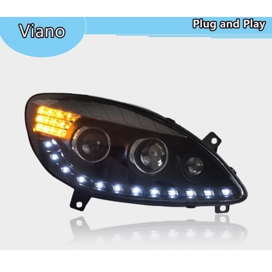 適用: メルセデス・ベンツ ビアノ LED ヘッド ランプ 2006-2011 ハロゲン ヘッドライト AL-MM-8451 AL