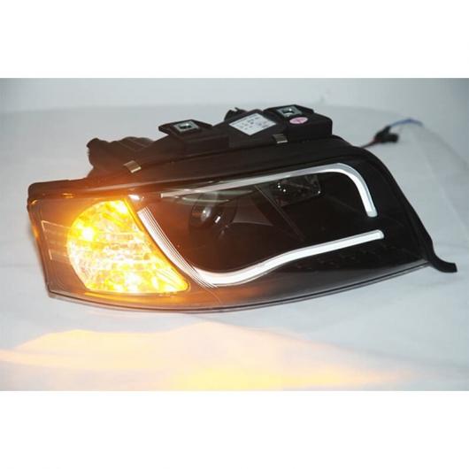 適用: アウディ/AUDI A6 LED ストリップ ヘッドランプ フロント ライト 1997 2000 SN キセノン バルブ イン ロー 2 ピース AL-MM-8571 AL_2