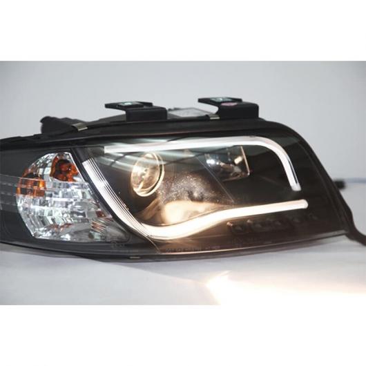 適用: アウディ/AUDI A6 LED ストリップ ヘッドランプ フロント ライト 1997 2000 SN キセノン バルブ イン ロー 2 ピース AL-MM-8571 AL_3