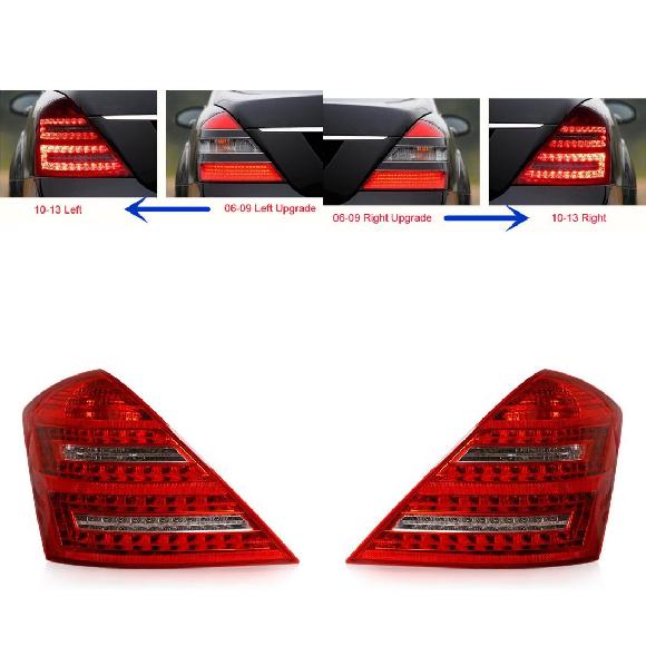 リア テールライト ブレーキ ストップ ランプ 適用: メルセデス・ベンツ W221 S300 S350 S400 S500 S600 2006-2012 1ピース 06-09 10-13 左〜1ピース 10-13 リア 右 AL-MM-8634 AL