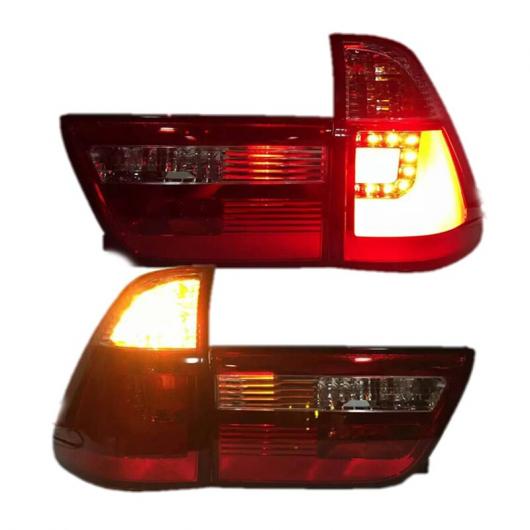 1ペア LED テールライト アセンブリ 適用: BMW X5 E53 1998-2006 1100 リア ランプ バック ライト テール ライト 1500 4ピース AL-MM-8635 AL