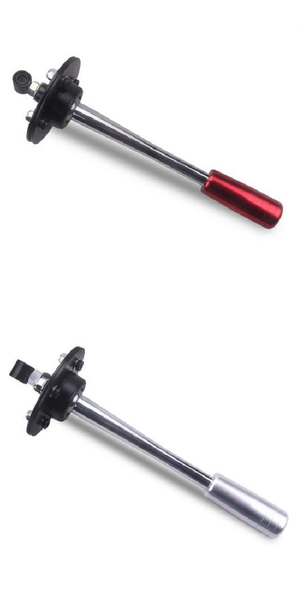 265mm 調整可能 ショート シフター レバー ノブ 適用: BMW E30 E36 E39 Z3 ギア トランスミッション ZF レッド・シルバー AL-NN-0040 AL 18,814円