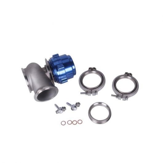 アルミニウム 60mm V バンド V60 フランジ ターボ ウェイストゲート 適用: BMW スバル ホンダ ブラック・ブルー AL-NN-0082 AL_1