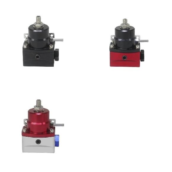 ハイ パフォーマンス フューエル イジェクト バイパス プレッシャー レギュレーター 0-150 PSI キット AN6/AN6 ブラック〜シルバー AL-NN-0280 AL