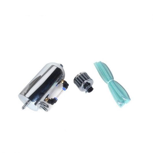 ユニバーサル ブリーザー タンク＆オイル キャッチ 缶 タンク 12mm ブリーザー フィルター 0.5L 適用: ホンダ シビック AL-NN-0372 AL