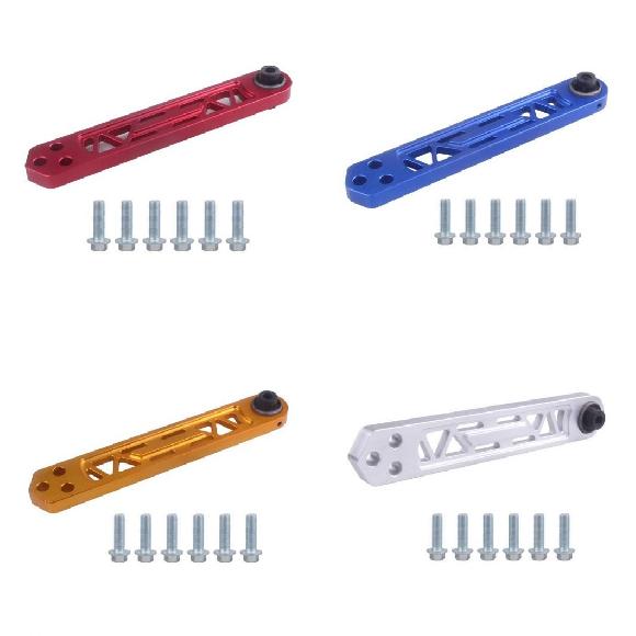 レーシング リア ロワー コントロール アーム LCA ハード 適用: ホンダ シビック 01-05/SI 02-05 EP3 レッド〜シルバー AL-NN-0502 ALの通販は 12,973円