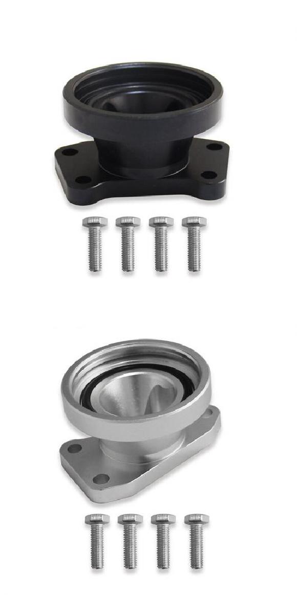 AL ブロー オフ バルブ フランジ アダプタ BOV 適用: HKS 起亜 スティンガー 2.0T 2.0 ターボ 2018 + ブラック・シルバー AL-NN-0549