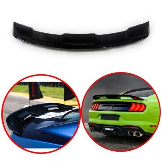適用: フォード/FORD マスタング シェルビー GT500 2015 2016 2017 2018 2019 2020 ABS 素材 スポイラー リア ウイング 光沢ブラック AL-NN-0580 AL