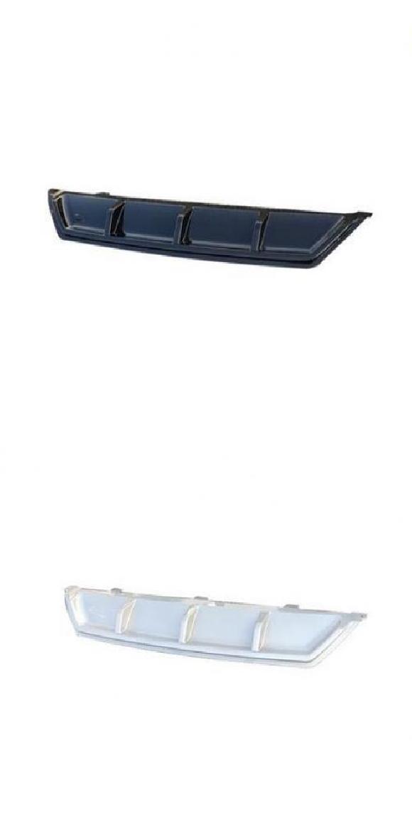適用: フォルクスワーゲン/VOLKSWAGEN VW パサート B8 2017 2018 2019 2020 ABS リア バンパー リップ ボディ キット スポイラー リア ディフューザー 光沢ブラック・シルバー AL-NN-0583 AL