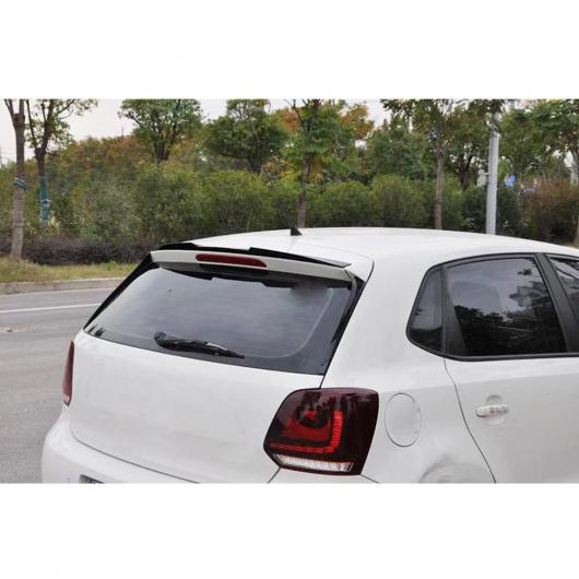 ABS 光沢ブラック リア ルーフ スポイラー ブーツ リップ ウイング スポイラー 適用: フォルクスワーゲン/VOLKSWAGEN VW ポロ スタンダード 2011-2018 サイド スポイラー AL-NN-0680 AL_4