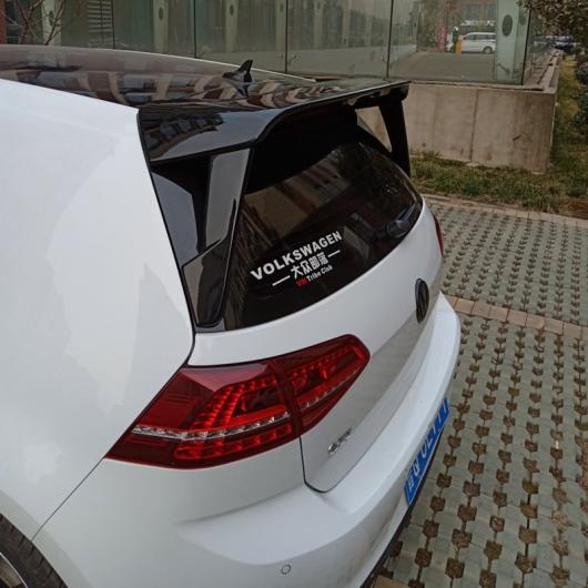 ABS 素材 リア ウイング プライマーカラー リア スポイラー 適用: フォルクスワーゲン/VOLKSWAGEN VW ゴルフ MK7 MK7.5 2014-2018 ブラック AL-NN-0682 AL