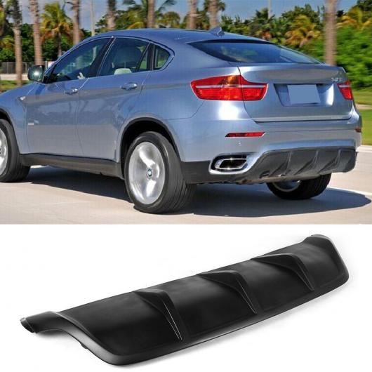 FRP ブラック リア バンパー ディフューザー リップ スポイラー 適用: BMW X6 E71 E72 2008-2014 xDrive 35i 50i ブラック FRP バンパー ディフューザー スポイラー AL-NN-0690 AL_1