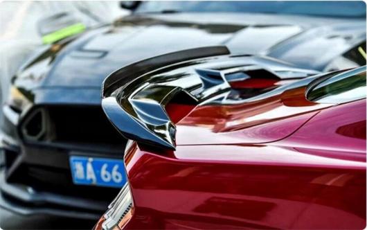 スポイラー 適用: フォード/FORD マスタング 2015 2016 2017 2018 2019 2020 2021 ウイング リップ テール トランク スポイラー ABS 光沢ブラック AL-NN-0760 AL_3