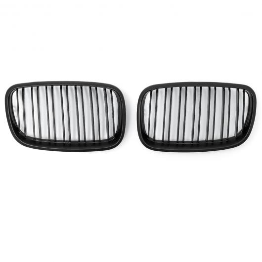 1ペア ひし形 スタイル グリル フロント メッシュ レーシング 適用: BMW E70 E71 E72 X5 X6 2007-2013 マットブラック AL-NN-1001 AL_4
