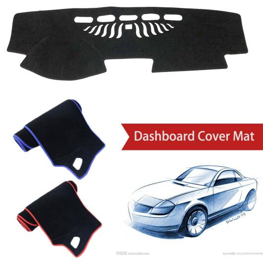 ダッシュボード カバー ダッシュマット 適用: VW フォルクスワーゲン/VOLKSWAGEN 右ハンドル用・左ハンドル用 ポリエステル レッド エッジ〜ポリエステル ブラック エッジ AL-NN-1150 AL