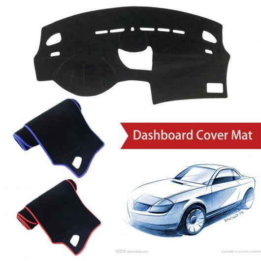 ダッシュボード カバー ダッシュマット 適用: プジョー/PEUGEOT 307 2002〜2008 2003 右ハンドル用・左ハンドル用 ポリエステル レッド エッジ〜ポリエステル ブラック エッジ AL-NN-1219 ALの通販は