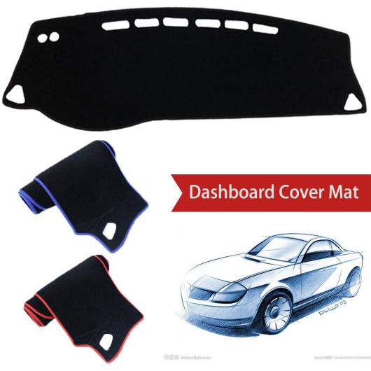ダッシュボード カバー ダッシュマット 適用: 日産 キックス P15 2016 2017 2018 2019 右ハンドル用・左ハンドル用 ポリエステル レッド エッジ〜ポリエステル ブラック エッジ AL-NN-1296 AL