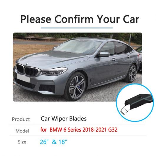 ワイパー ブレード 適用: BMW 6シリーズ G32 2018〜2021 2019 2020 グランツーリスモ GT 630i xDrive フロント AL-NN-1409 AL_1