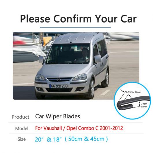 ワイパー ブレード 適用: ボクスホール/VAUXHALL オペル/OPEL コンボ C 2001〜2012 2002 2003 2004 2005 2008 2009 2010 2011 タイプA AL-NN-1498 AL_2
