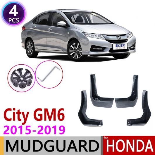マッド ガード フラップ 泥よけ 4ピース フロント リア 適用: ホンダ シティ GM6 2015 2016 2017 2018 2019 AL-NN-1910 AL