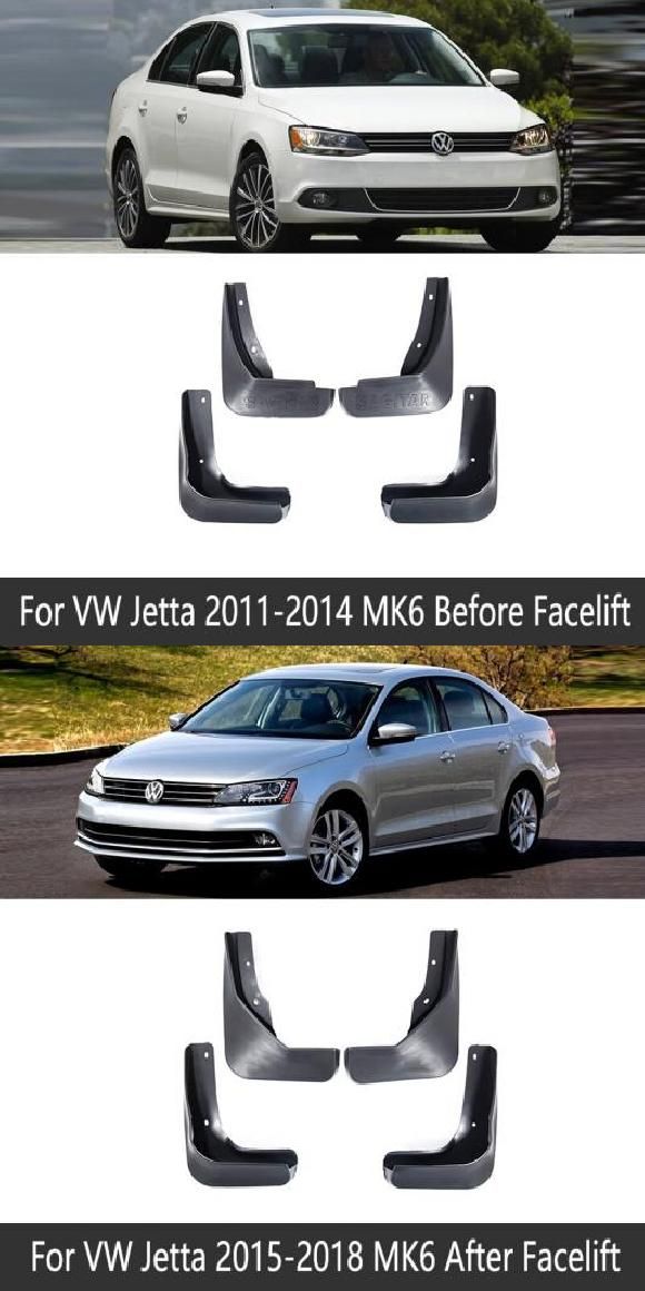 マッド ガード フラップ 泥よけ 適用: フォルクスワーゲン/VOLKSWAGEN VW ジェッタ A6 5C6 MK6 6 2011〜2018 2012 2013 2014 適用: フェイスリフト・適用: フェイスリフト後 AL-NN-1931 AL