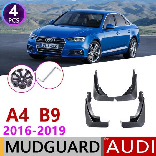 マッド ガード フラップ 泥よけ 適用: アウディ/AUDI A4 B9 2016 2017 2018 2019 4ピース フロント リア AL-NN-1935 AL