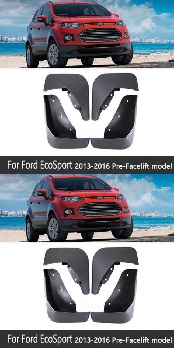 マッド ガード フラップ 泥よけ 適用: フォード/FORD エコスポーツ 2 MK2 2013〜2020 2014 2015 2016 2017 2018 2019 適用: フェイスリフト・適用: フェイスリフト モデル AL-NN-2059 AL