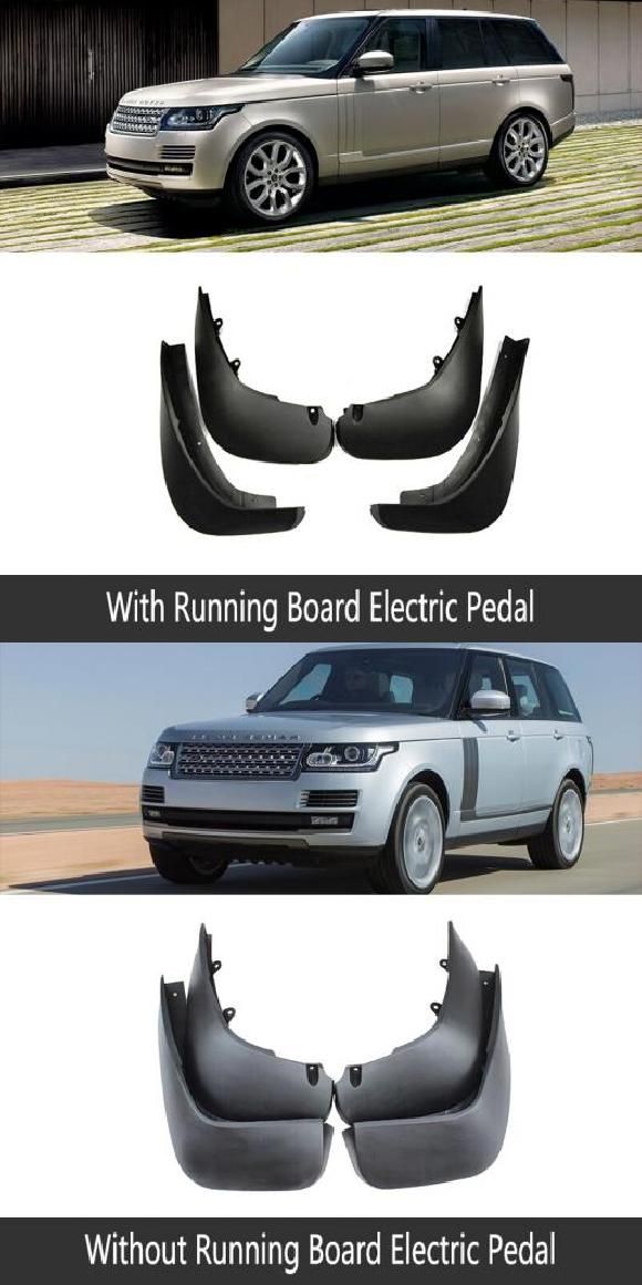マッド ガード フラップ 泥よけ 適用: ランド ローバー/ROVER レンジ ローバー/ROVER 2013〜2019 L405 2014 2015 2016 2017 ランニング ボード・ランニング ボードなし AL-NN-2098 AL