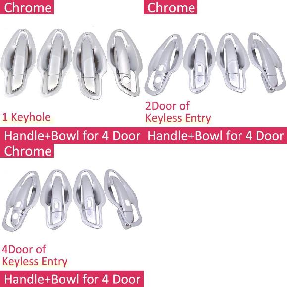 クローム ハンドル カバー トリム 適用: プジョー/PEUGEOT 5008 SUV MK2 2017 2018 2019 ハンドル アクセサリー ハンドルボウル キーレスなし〜ハンドルボウル 4 キーレス AL-NN-2323 ALの通販は 10,246円