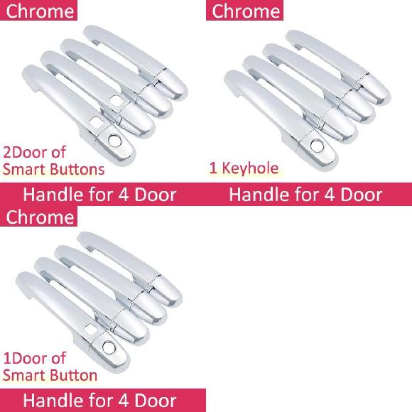 クローム ハンドル カバー トリム セット 適用: トヨタ オーリス E150 MK1 2006〜2012 ステッカー 2007 2008 2009 2010 2011 2スマートボタン〜1スマートボタン AL-NN-2334 AL 6,099円