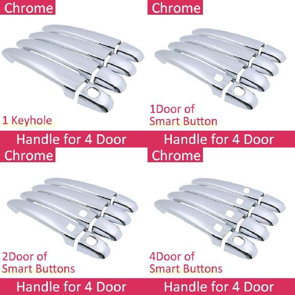 クローム ハンドル カバー トリム 適用: トヨタ カムリ XV40 2007 2008 2009 2010 2011 キャップ ステッカー ハンドル ボタンなし 4ドア〜4ボタン 4ドア AL-NN-2364 AL 7,438円
