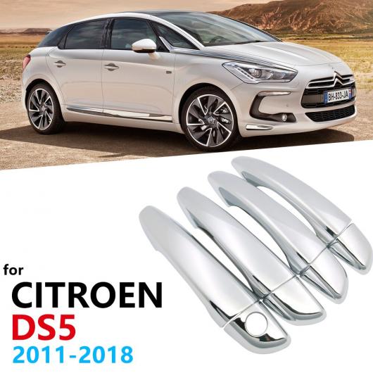 クローム ドア ハンドル カバー トリム 適用: シトロエン/CITROEN DS5 2011〜2018 アクセサリー ステッカー エクステリア 2012 2013 2014 2015 2016 AL-NN-2391 AL