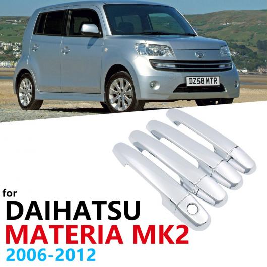 クローム サイド ドア ハンドル カバー トリム 適用: ダイハツ 材質 MK2 2006〜2012 ステッカー 2007 1キーホール 4ドア・2キーホール 4ドア AL-NN-2416 AL_5