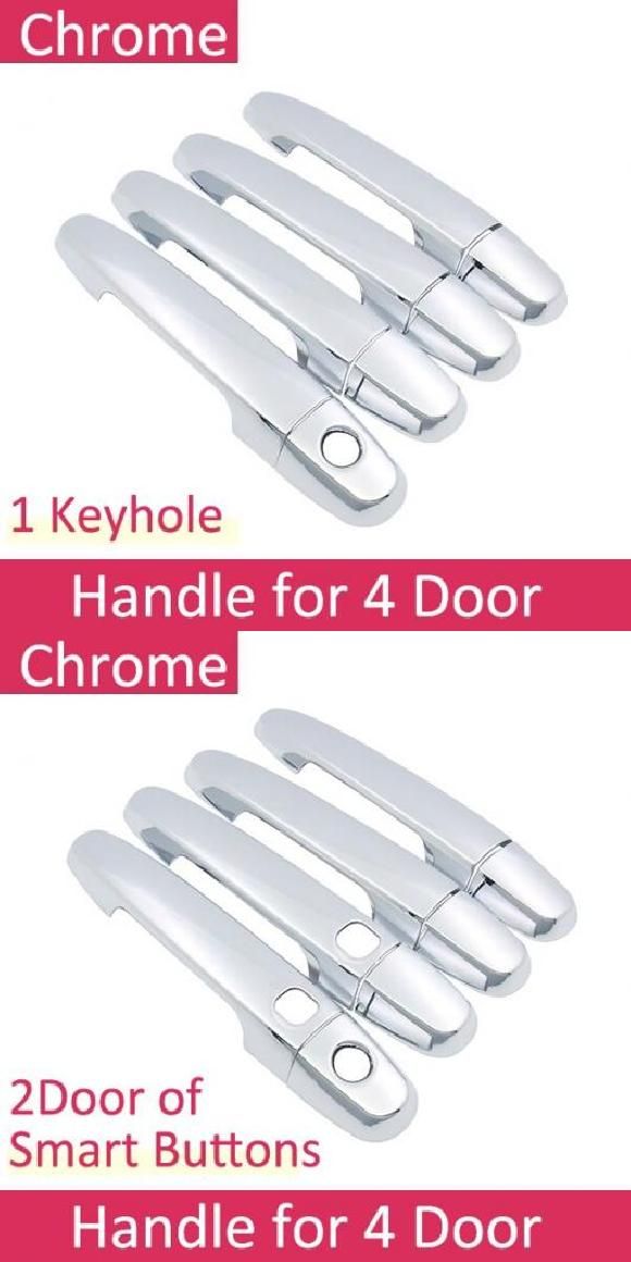 クローム サイド ドア ハンドル カバー トリム 適用: トヨタ イスト MK2 XP110 2008〜2016 ステッカー 2009 2010 2011 ボタンなし 4ドア・2ボタン 4ドア AL-NN-2432 ALの通販は 6,635円