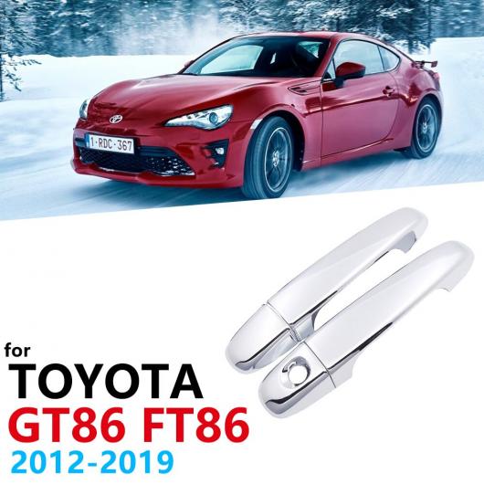 AL ABS クローム ドア ハンドル カバー トリム セット 適用: トヨタ 86 GT86 FT86 GT FT 2012 2013 2014 2015 2016 2017 2018 2019 AL-NN-2481
