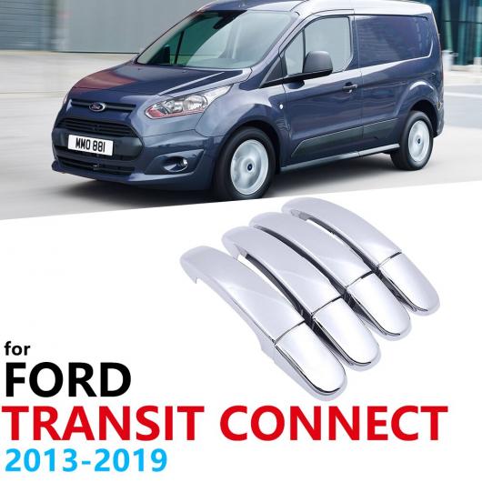 適用: フォード/FORD トランジット コネクト MK2 ワゴン 2013〜2019 クローム ドア ハンドル カバー トリム キャップ モールディング ガーニッシュ オーバーレイ プロテクター AL-NN-2544 ALの通販は 8,662円